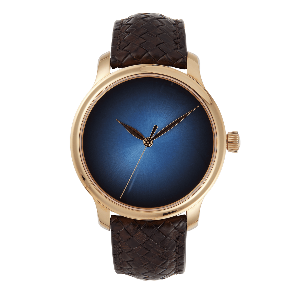 H. Moser & Cie. Endeavour Centre Seconds Rose Gold Funky Blue Dial